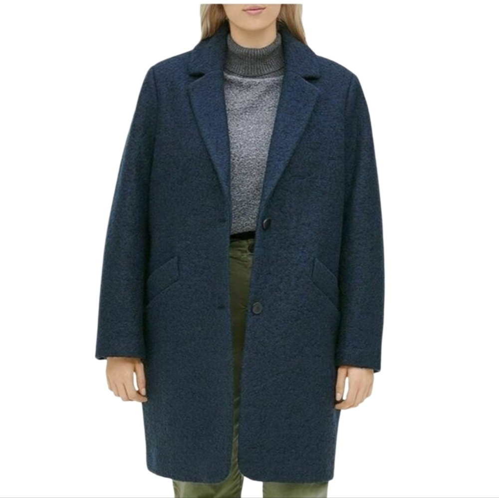 Marc New York Paige Boucle Wool Blend Car Coat 14W